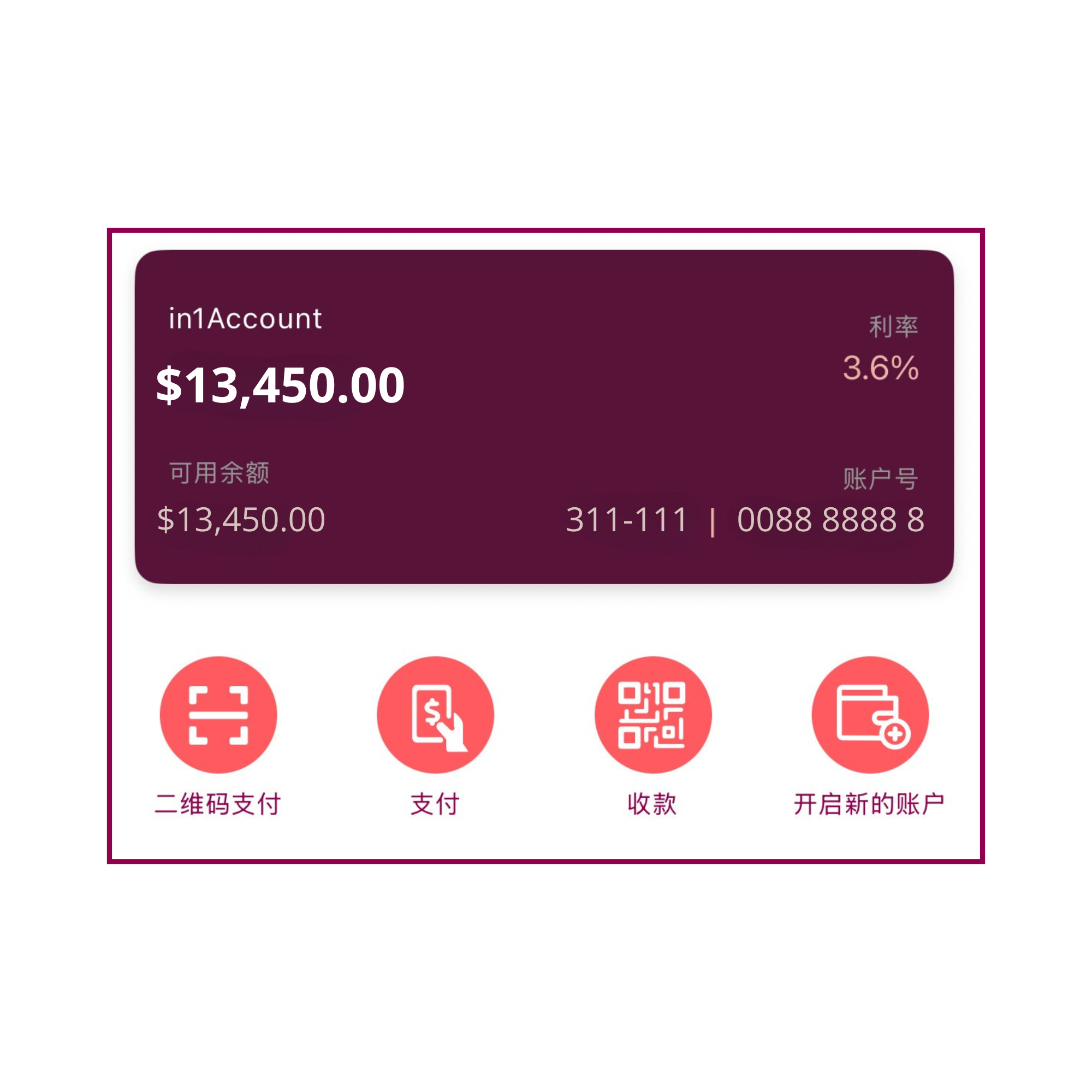 Deposit funds into your account Chi